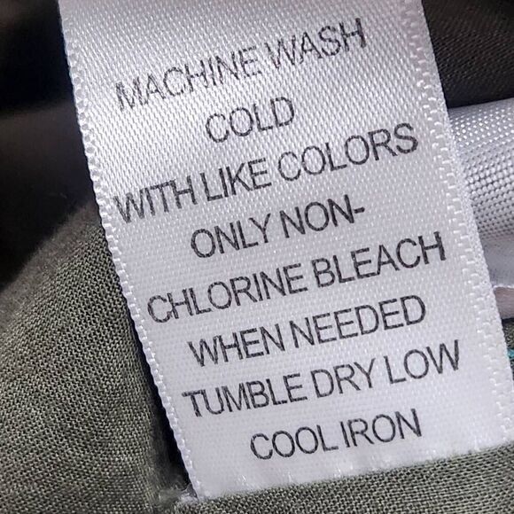 Pacsun Quilted chore coat olive drab green pockets zip front size Large cotton - Picture 9 of 9